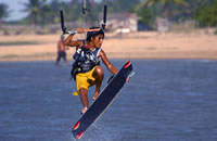 kitesurfing